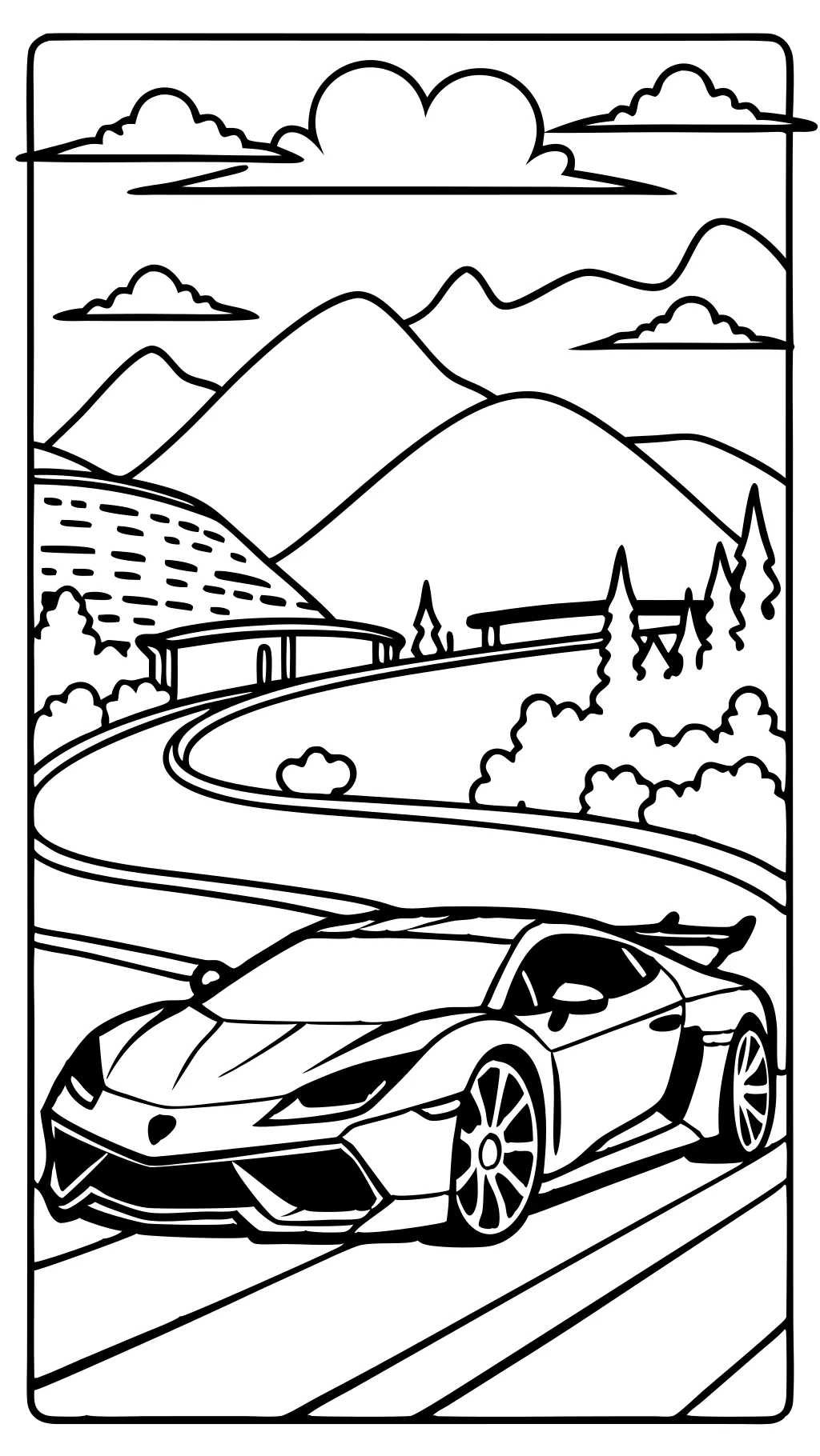 coloriage de Lamborgini